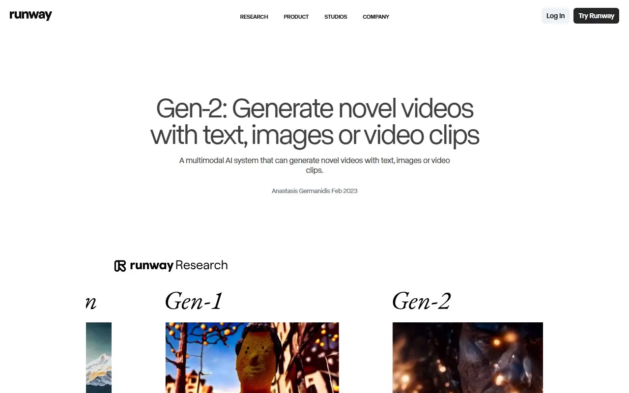 Gen-2 图生视频