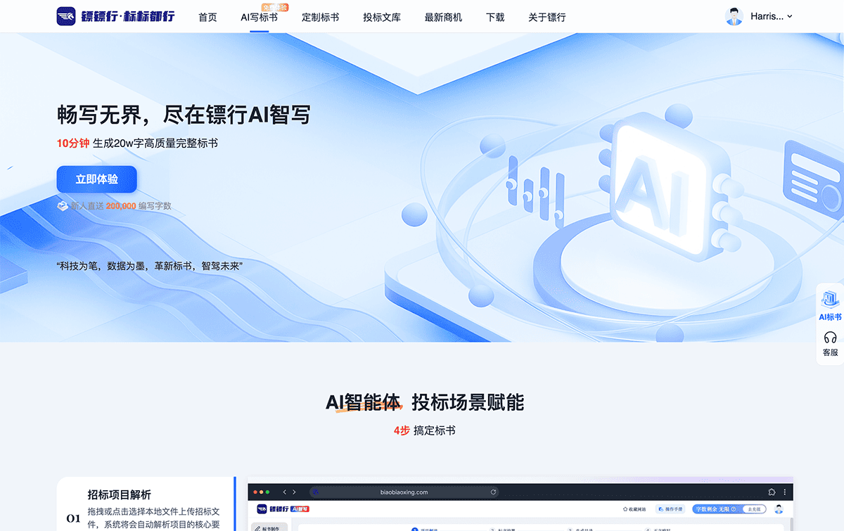 镖行AI标书